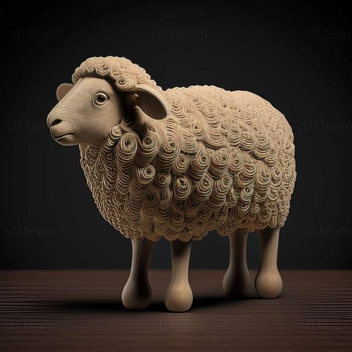 3D model sheep 3d model (STL)